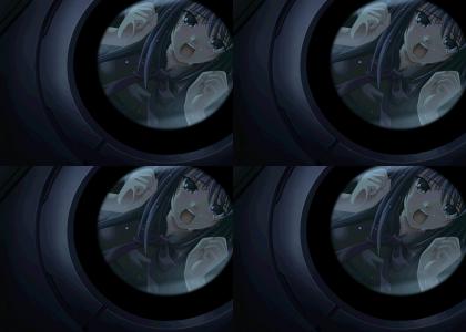 Tsugumi Komachi gets stuck in a washing machine