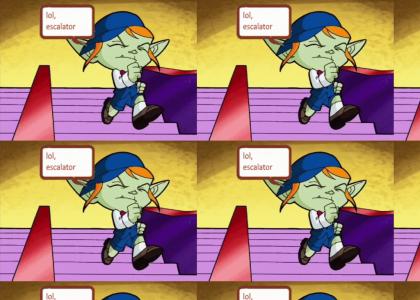 lol, escalator lol, escalator