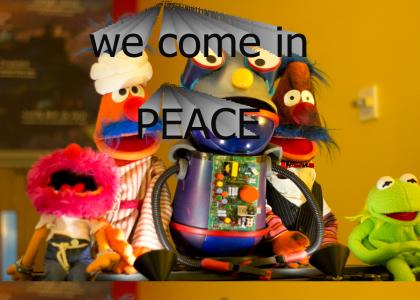 we come in peace