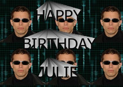 HAPPY BIRTHDAY JULIE