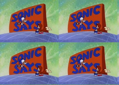 All Sonic Says segments