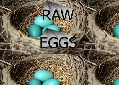 raw eggs