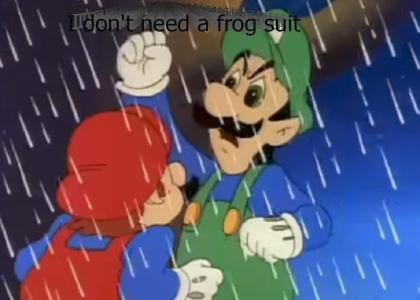 Luigi - I don't need a frog suit