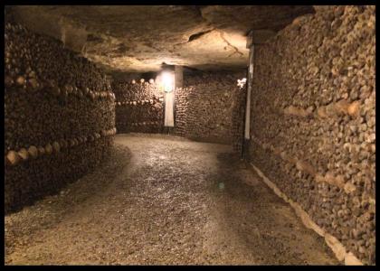inside the catacombs