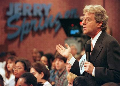 Jerry Springer lectures Moon Man