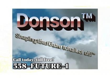 Reupload of Donsons website ad
