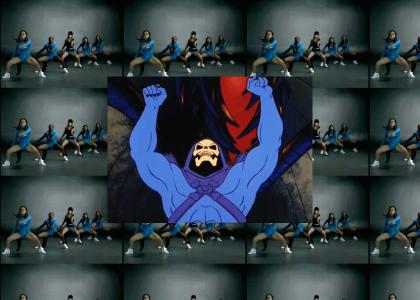 Skeletor Gets Down With A Gaggle of Hoes