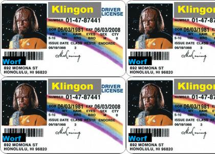 Worf's New License