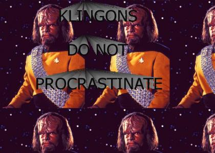 Worf's tactical delay