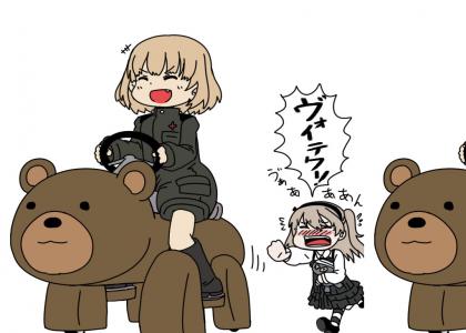 Katyusha stole my Bear Ride! [Girls und Panzer]