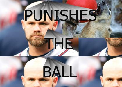 punishes the ball