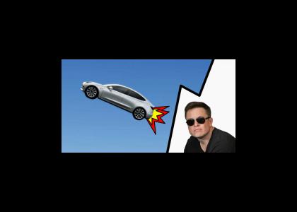 Elon Musk sends a Tesla to Space