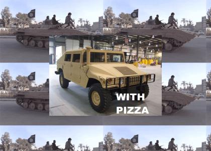 Pizza delivery to the Middle East