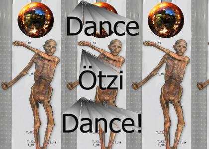 Ötzi dances for joy