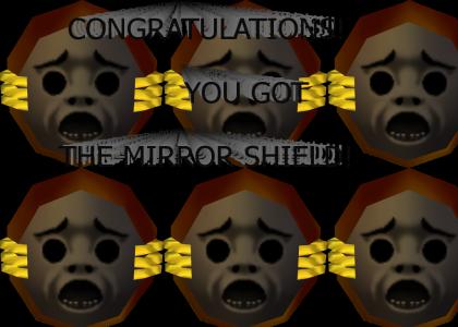 Link got the Mirror Shield!
