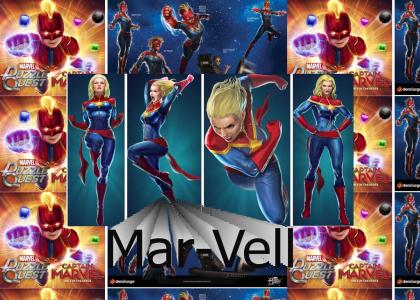 Captain Marvel (Carol Danvers) - MARVEL Puzzle Quest: Match RPG (2013 Video Game)