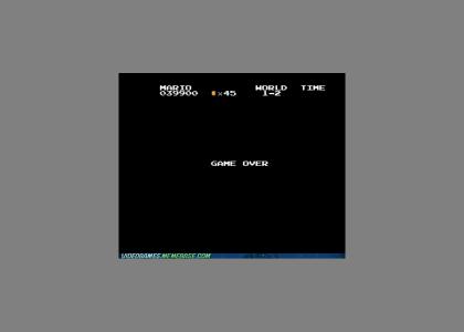NES doesn't change game over expression