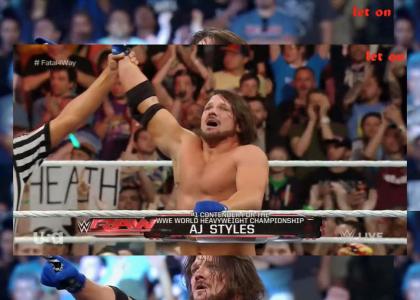 A.J styles new number one contender for world title?