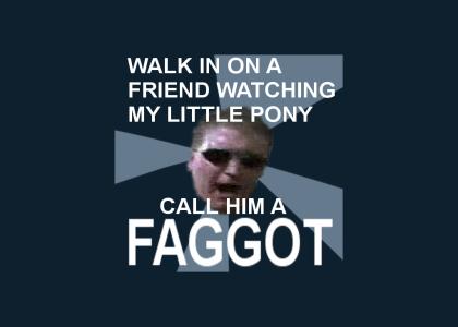 Advice PSA Guy vs. My Little Pony
