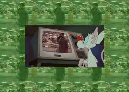 Pinky is watching The Tom Green Show