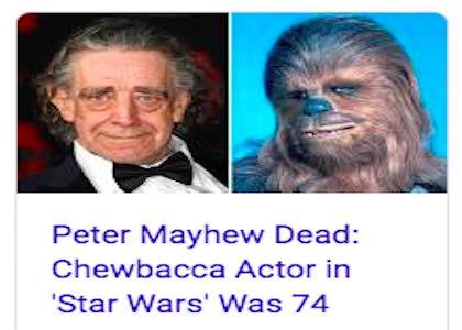 Chewbacca is dead