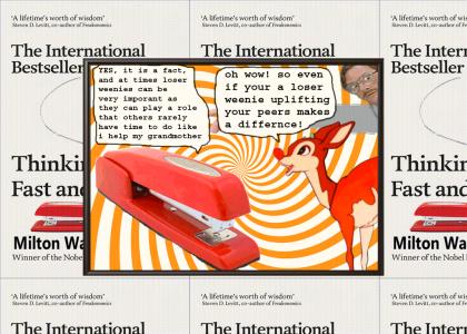 stapler ponders the contrast of realist and toxic positivity