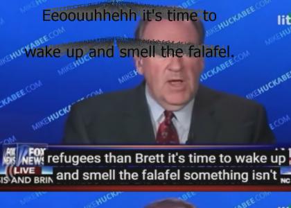 Mike Huckabee would rather be having falafel