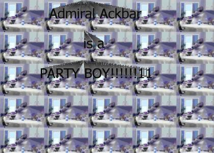 Admiral Ackbar is a Party Boy