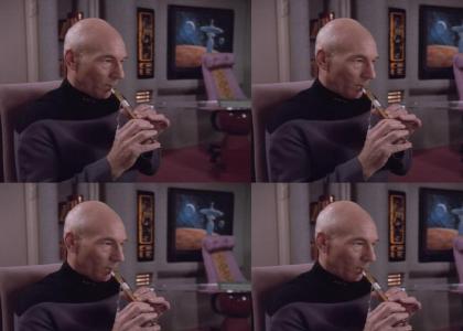 Picard learns a new melody