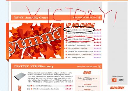 VICTORY! I HAVE 2 SITES ON UP AND COMING INCLUDING THE NUMBER 1 SPOT!