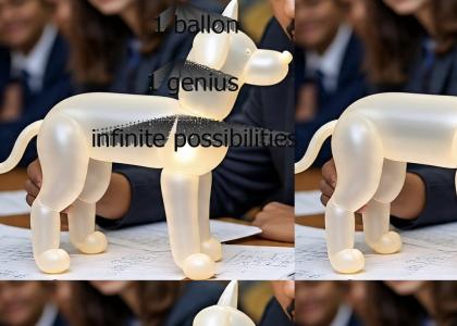 1 ballon, 1 genius, infinite possibilities 1 ballon, 1 genius, infinite possibilities